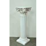 y13535羅馬柱花檯展示台系列-白色羅馬柱(小) - 有三種高度尺寸(可指定顏色)